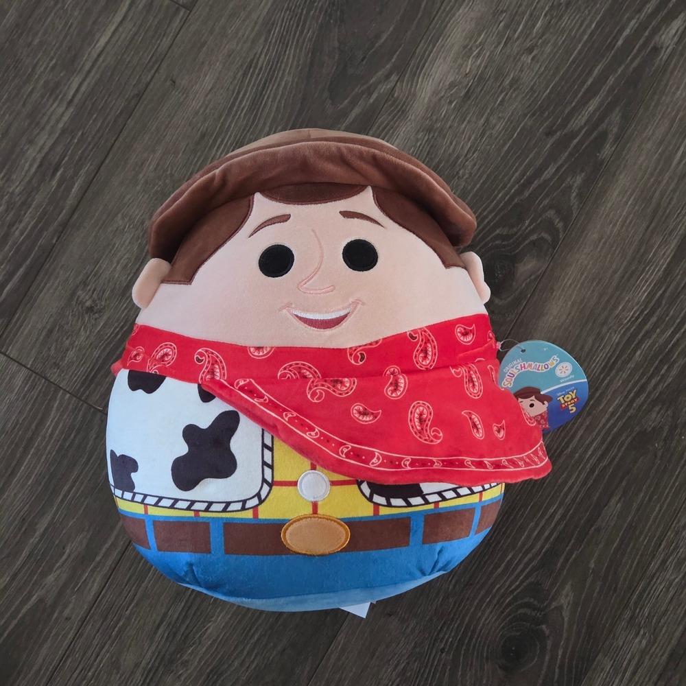 Squishmallows Disney Pixar Woody Toy Story 5 Plush Kids 10 Inch Exclusive NEW - Picture 1 of 6